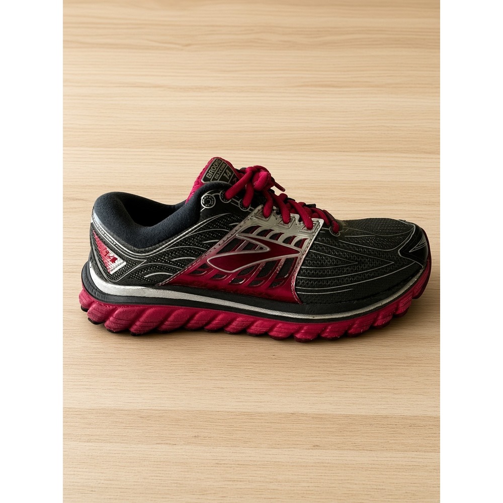 Brooks Glycerin 14 Womens Running Shoes Black Pink Anthracite 1202171B093 7.5